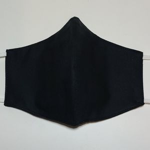 BLACK  FACE  MASK REUSABLE HAND MADE IN USA